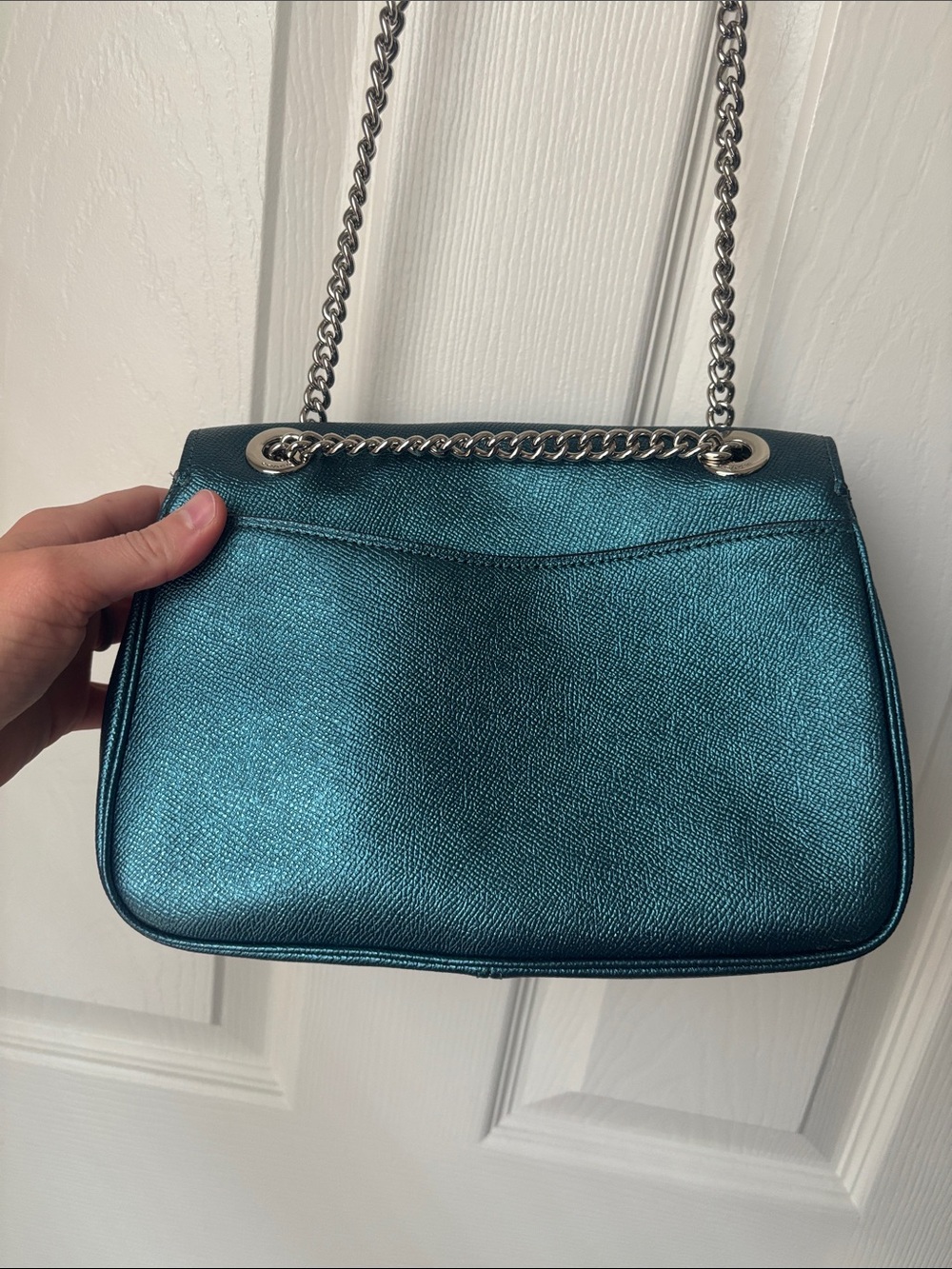 Coach Teal Crossbody - Picture 3 of 10